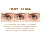 Retinol Eye Cream Stick Reduces Eye Bags, Dark Circles And Wrinkles, Moisturizes And Tightenes The Skin Around The Eyes