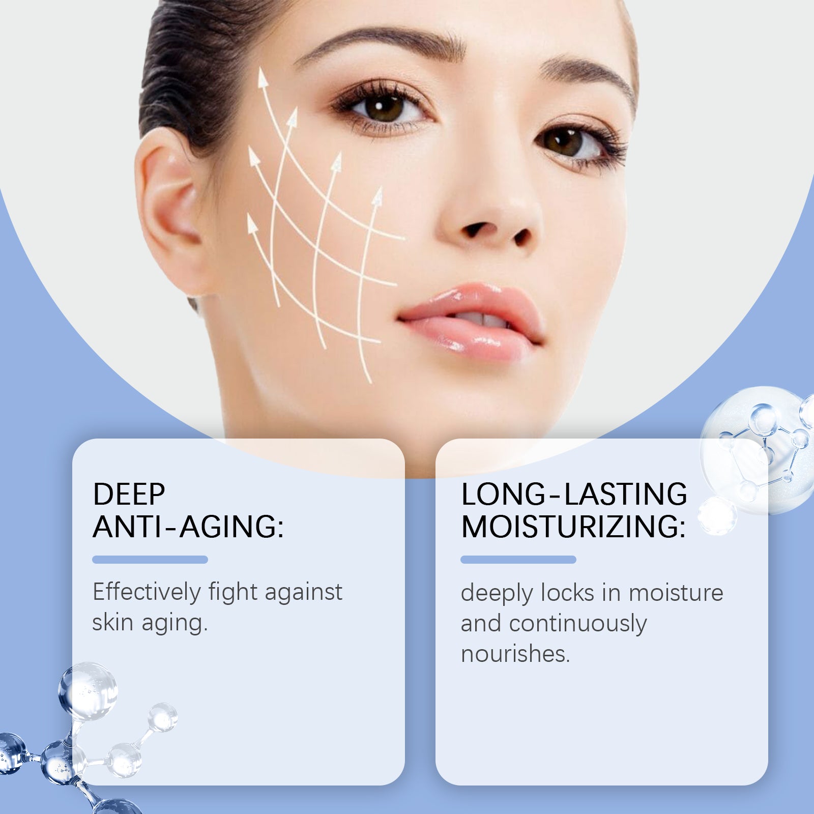 Retinol Cream Hydrates, Moisturizes And Nourishes Facial Skin, Reduces Fine Lines, Improves Skin Quality And Firming Face Cream