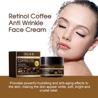Retinol Coffee Anti Wrinkle Face Cream, Repair Damaged Skin Reduce The Wrinkle Defects Soft Cream