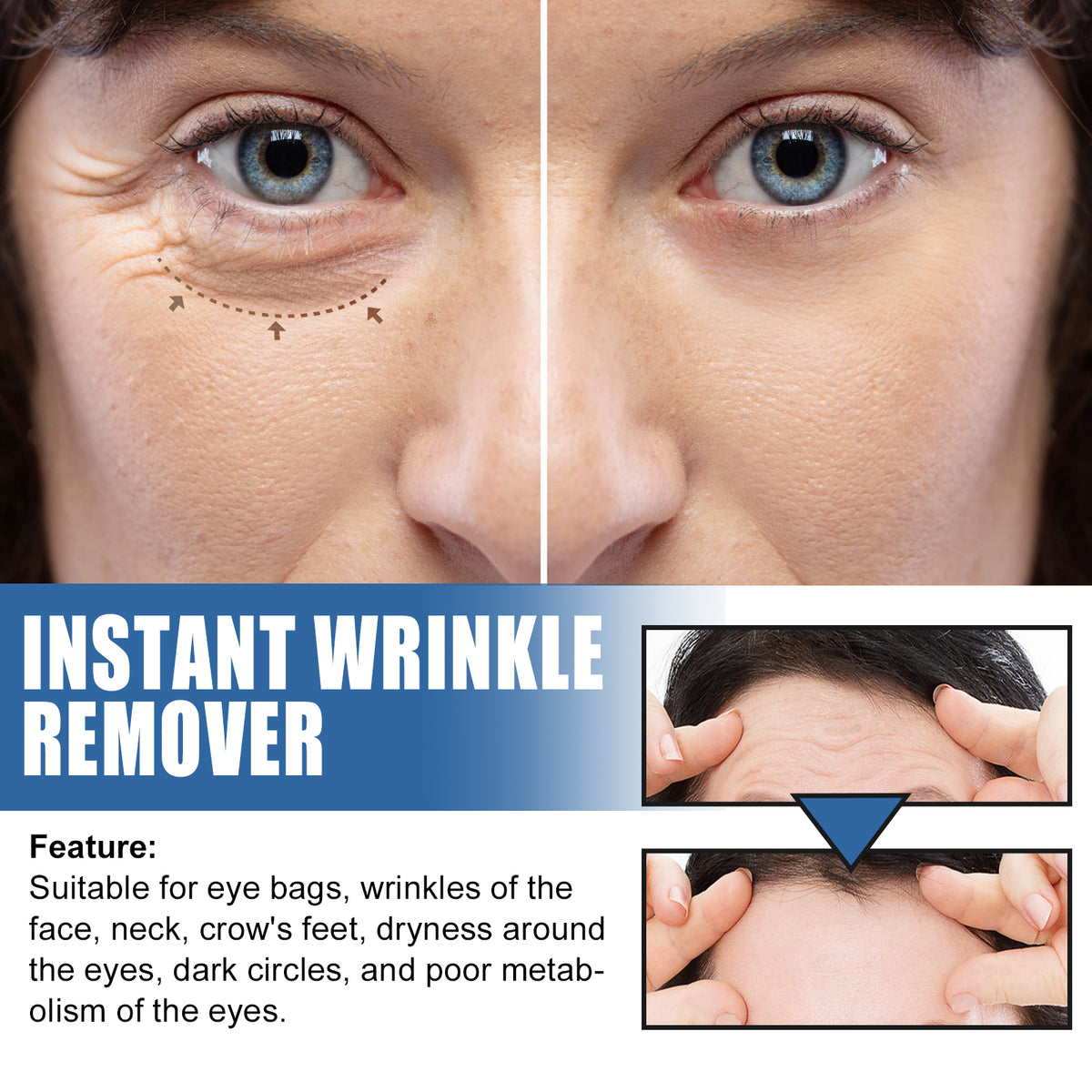 5 Seconds Retinol Cream To Reduce Fine Lines Under Eyes Hydrating Moisturizing Cream To Soften Skin