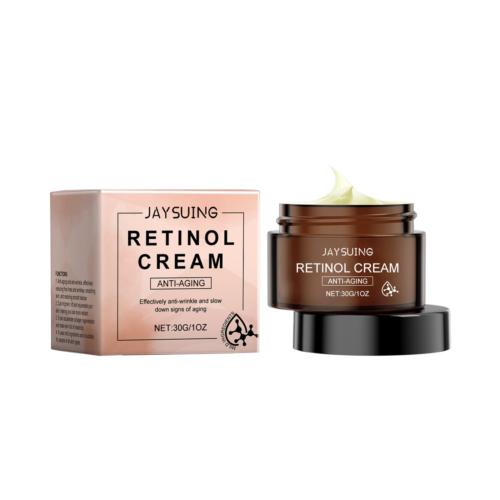 Retinol Moisturizing Anti-Wrinkle Cream Moisturizes, Brightens And Hydrates With Retinol Arbutin