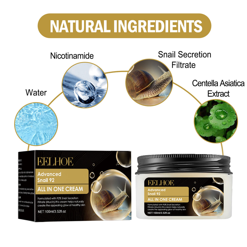 Advanced Snail 92 All In One Cream, Brightening And Firming Skin Face Cream With Moisturizing Moisturizing Moisture