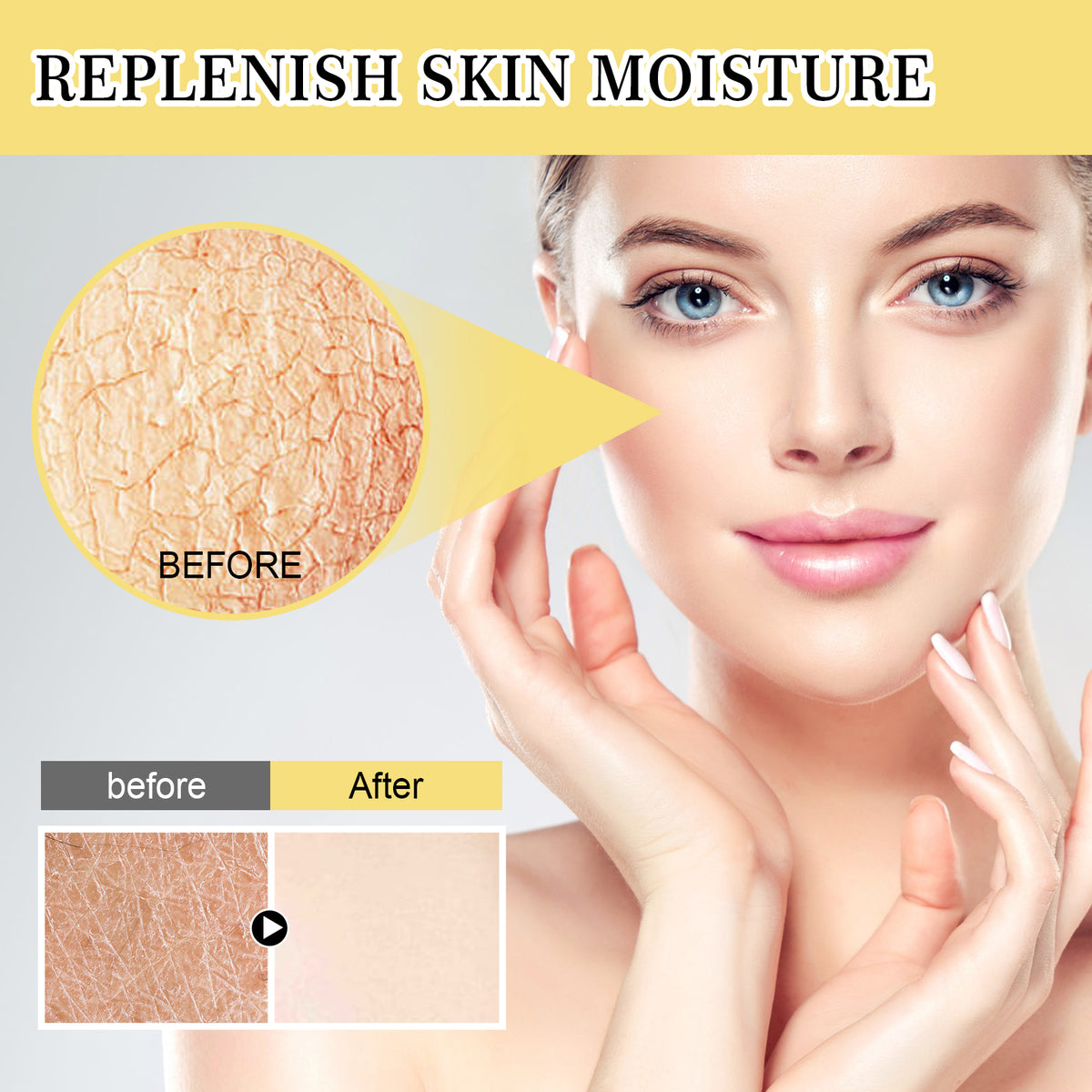 Snail 96 Collagen Power Essence, Repair Skin Barrier Moisturizing And Fading Dark Spots Snail Essence