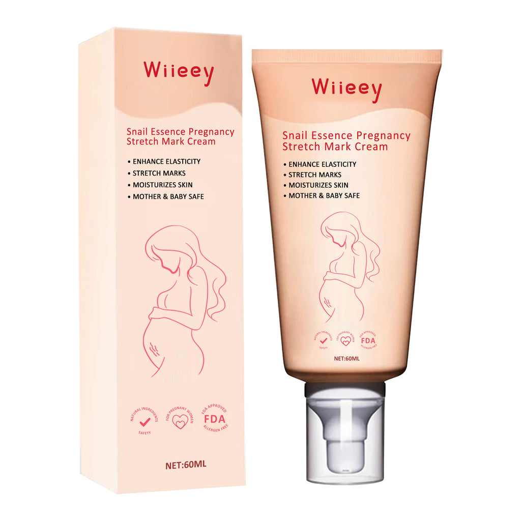 Snail Essence Pregnancy Stretch Mark Cream, Firming Skin Repair Lighten Postpartum Pregnancy Marks And Gestational Fat Smoothing Cream